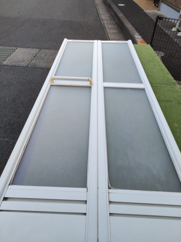 浴室折れ戸アクリル修理後