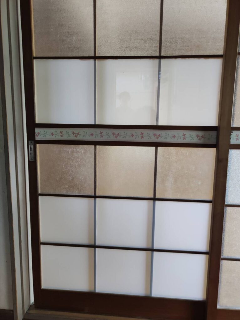 障子ガラス交換 施工後