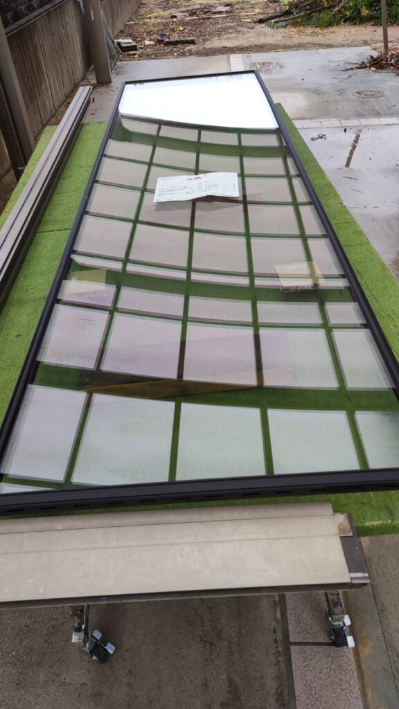 下関市小月 Low-Eペアガラス交換 ガラス修理施工