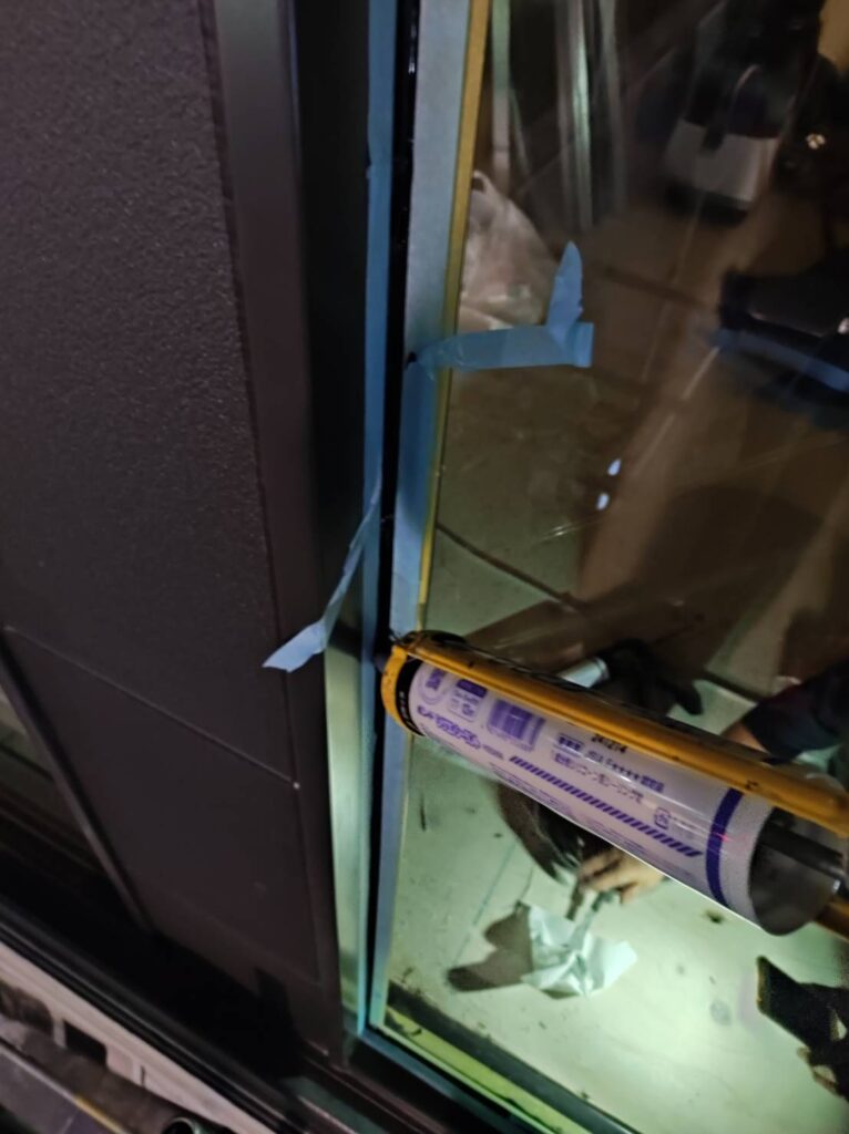 コーキング施工